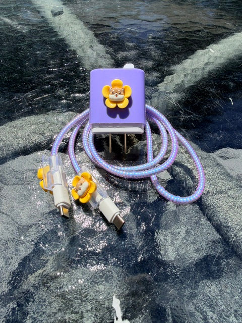 POWER FLOWER PURPLE - Charger